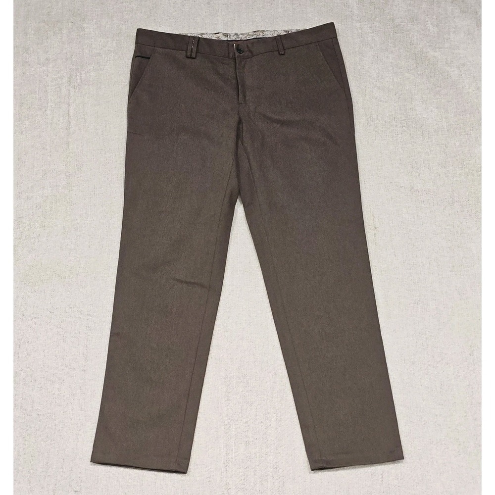 NWOT PARKEN Men's Cotton Blend Trousers Pants Slim Fit Grey Size EU48 / US 32